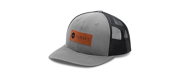 Snapback Cap (Trucker Style) Black/Grey